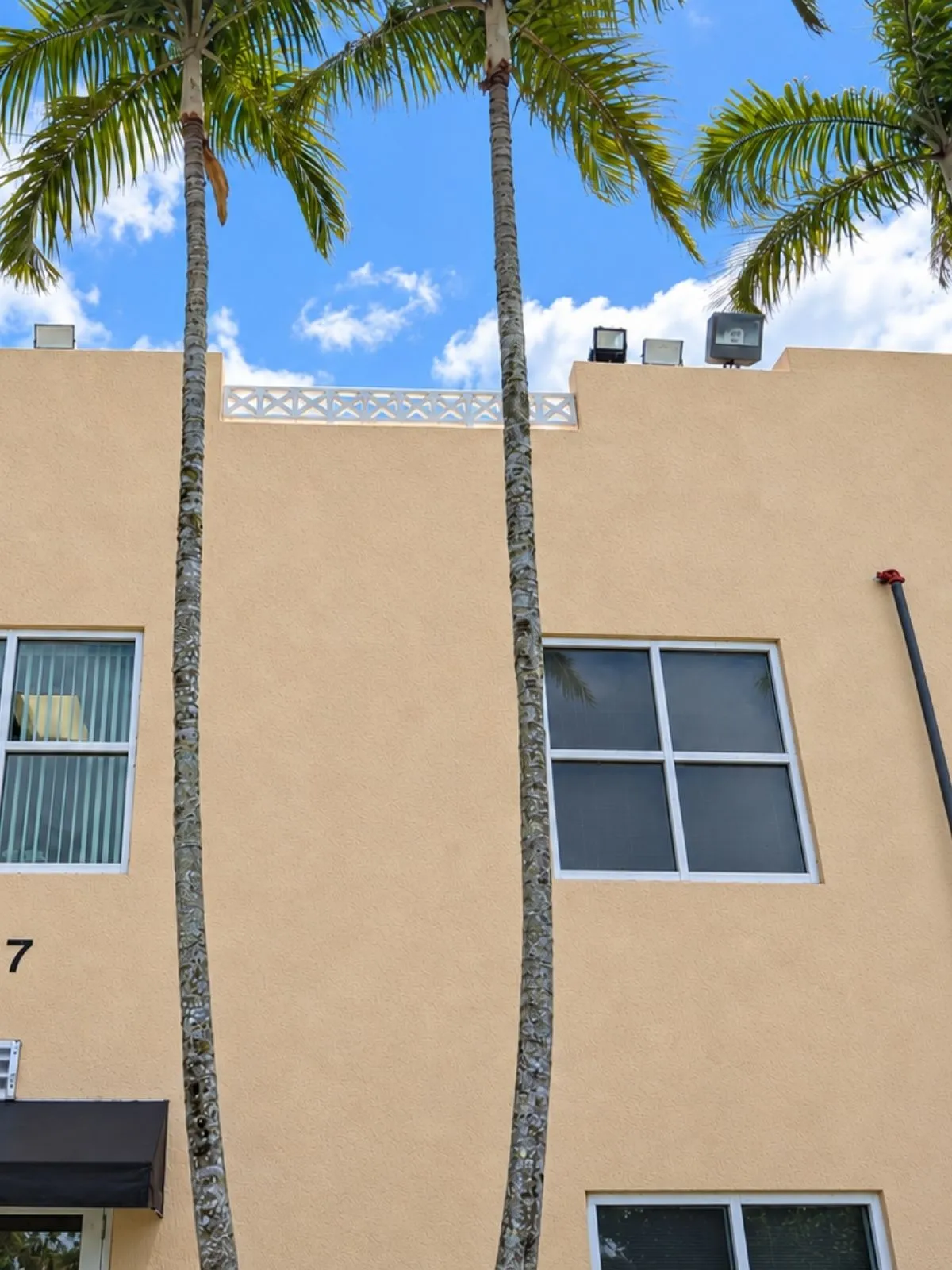 The same exterior wall, clean and evenly colored